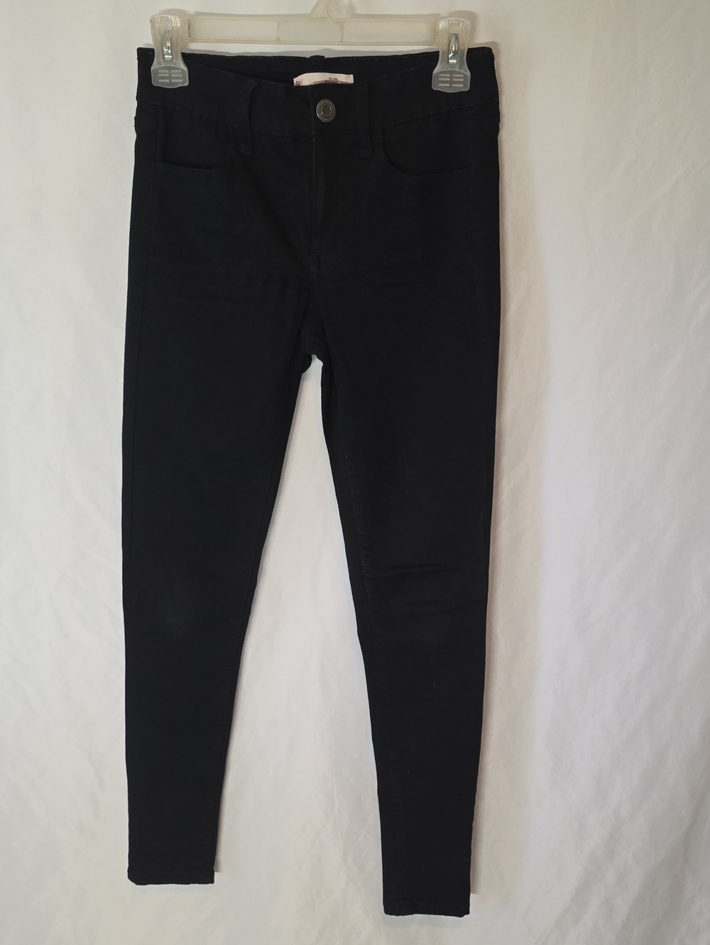 SO Ultimate Black Stretch Skinny Denim Jeggings Sz 5/27W